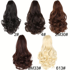 Curly Claw Ponytail Extensions 25.4 cm Synthetic Natual Looking Wavy Hair