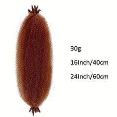 Colorful Pre Stretched Braiding Hair Spring Twist Braids Hair Pieces
