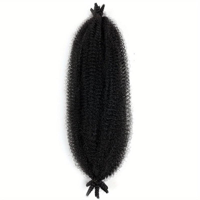 Colorful Pre Stretched Braiding Hair Spring Twist Braids Hair Pieces