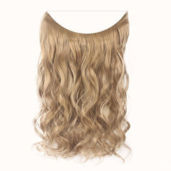 Long Curly Hair Pieces Synthetic Fishing Line Hair Extensions
