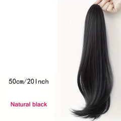8cm Straight Claw Clip Ponytail Hair Extension Synthetic Hairpiece