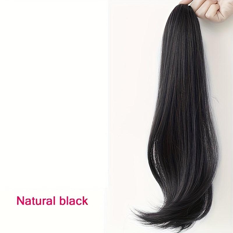8cm Straight Claw Clip Ponytail Hair Extension Synthetic Hairpiece