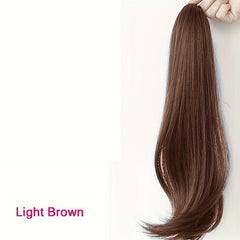 8cm Straight Claw Clip Ponytail Hair Extension Synthetic Hairpiece