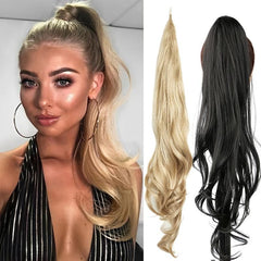 Long Curly Ponytail Extension for Women Daily & Party Use
