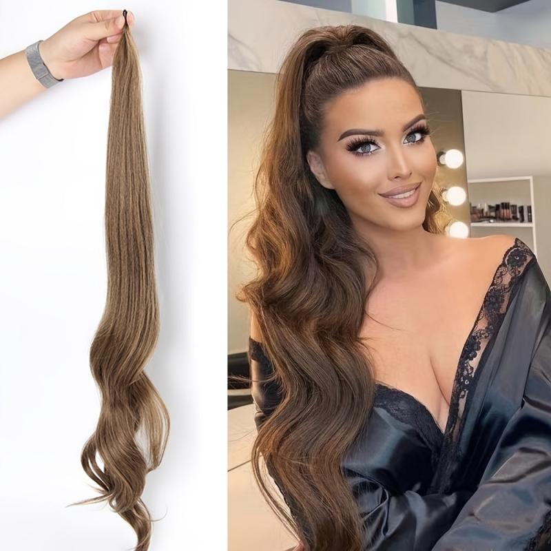 Long Curly Ponytail Extension for Women Daily & Party Use
