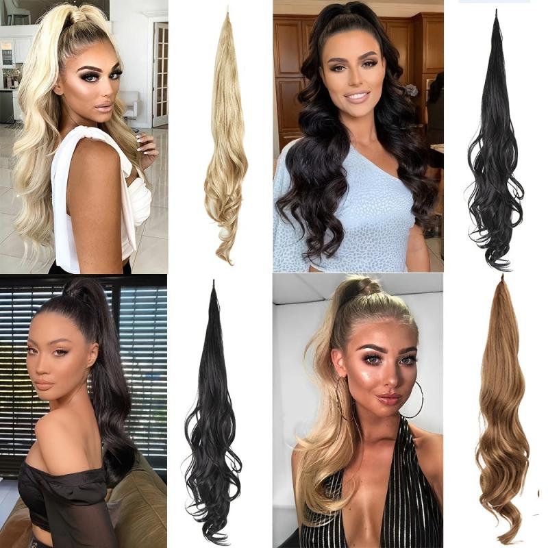 Long Curly Ponytail Extension for Women Daily & Party Use