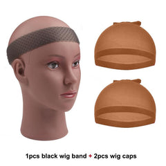 Silicone Wig Grip Headband Brown