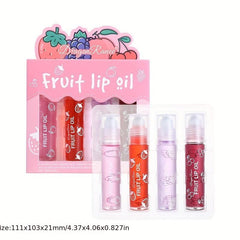 Moisturizing Fruit Lip Set Liquid Lipstick Long Lasting Kit