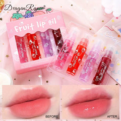 Moisturizing Fruit Lip Set Liquid Lipstick Long Lasting Kit
