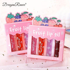 Moisturizing Fruit Lip Set Liquid Lipstick Long Lasting Kit