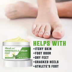 Moisturizing Honeysuckle Foot Cream for Dry Feet
