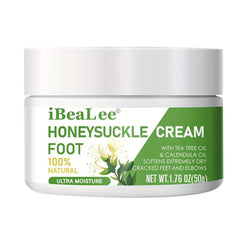 Moisturizing Honeysuckle Foot Cream for Dry Feet