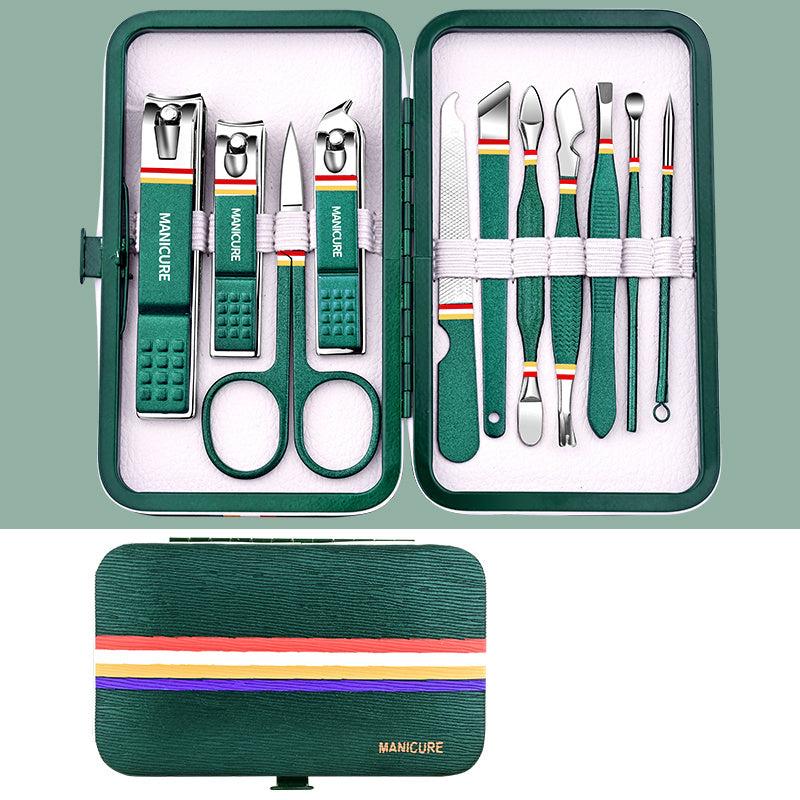 Professional 9-18pcs Nail Clipper Set for Manicure Eyebrow Dead Skin Removal