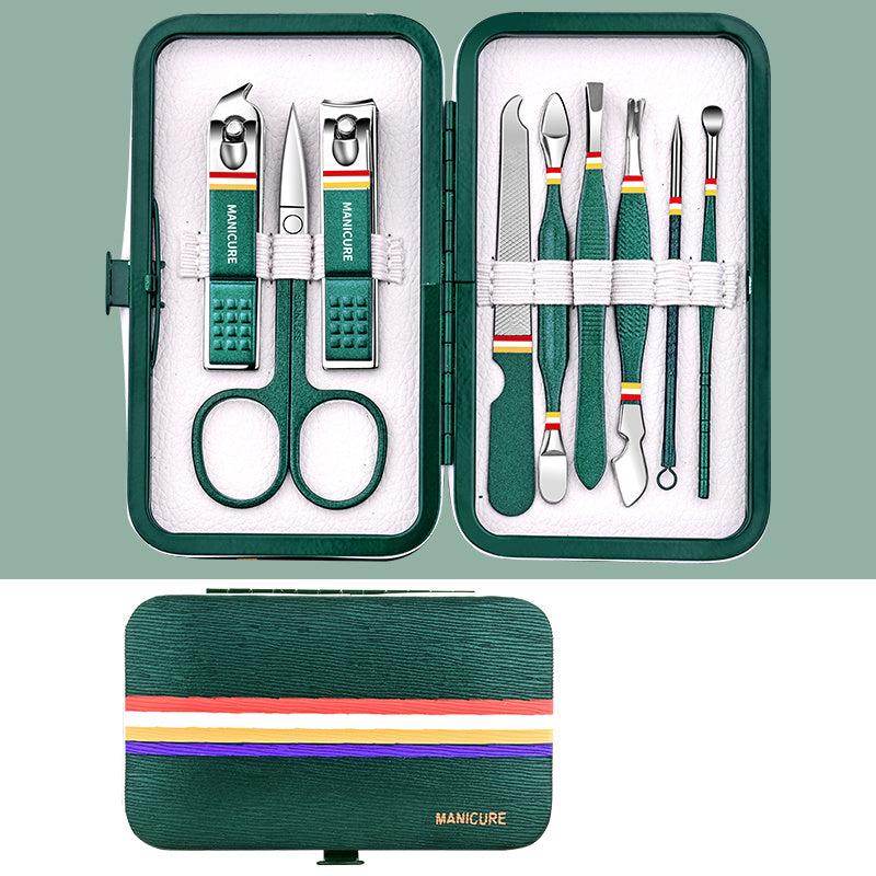 Professional 9-18pcs Nail Clipper Set for Manicure Eyebrow Dead Skin Removal