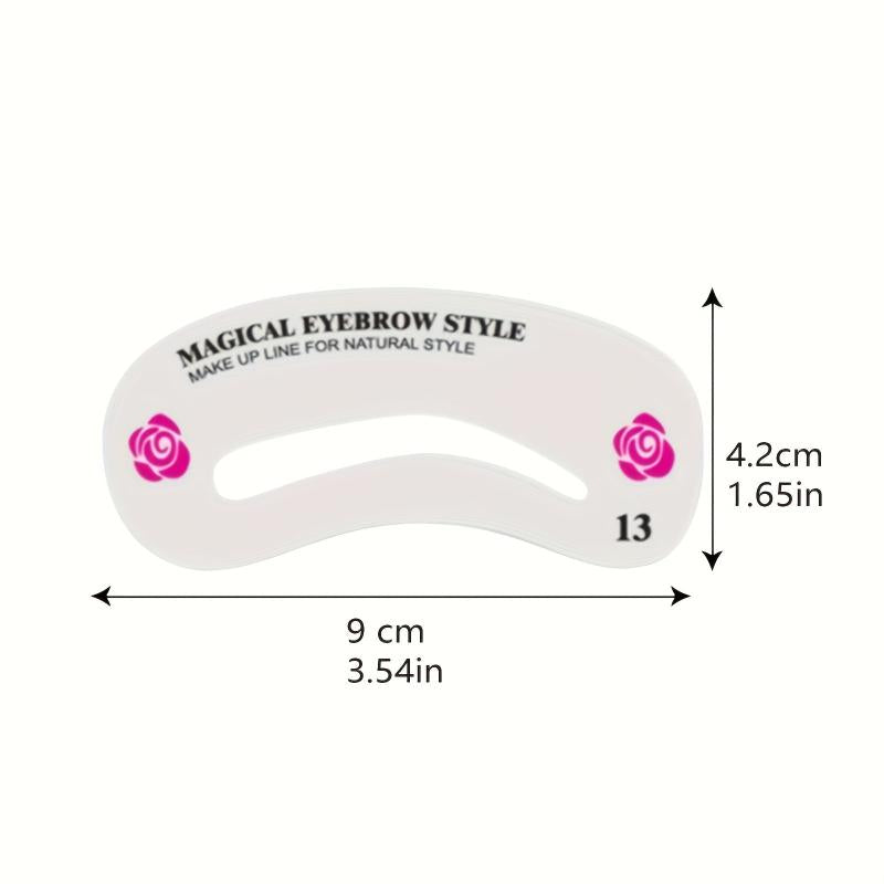 24 Eyebrow Shaping Stencils Kit DIY Tools Templates For Eyebrows