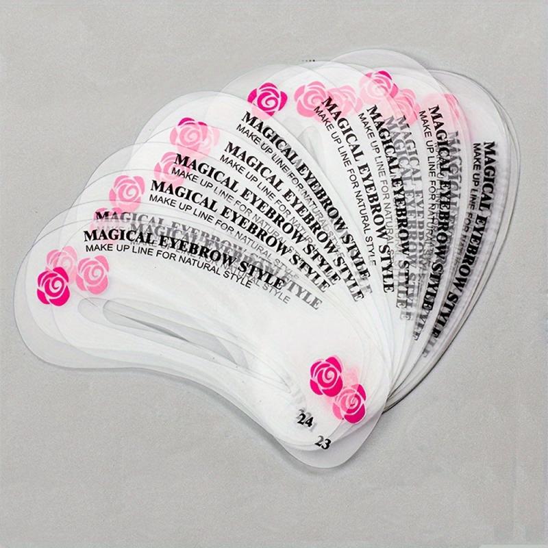 24 Eyebrow Shaping Stencils Kit DIY Tools Templates For Eyebrows