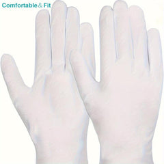 1 Pair Moisturizing Cotton Gloves Men Women Soft Breathable Hand Care Gloves