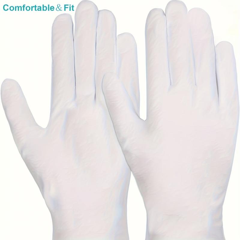 1 Pair Moisturizing Cotton Gloves Men Women Soft Breathable Hand Care Gloves