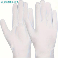 1 Pair Moisturizing Cotton Gloves Men Women Soft Breathable Hand Care Gloves