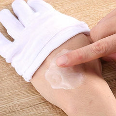 1 Pair Moisturizing Cotton Gloves Men Women Soft Breathable Hand Care Gloves