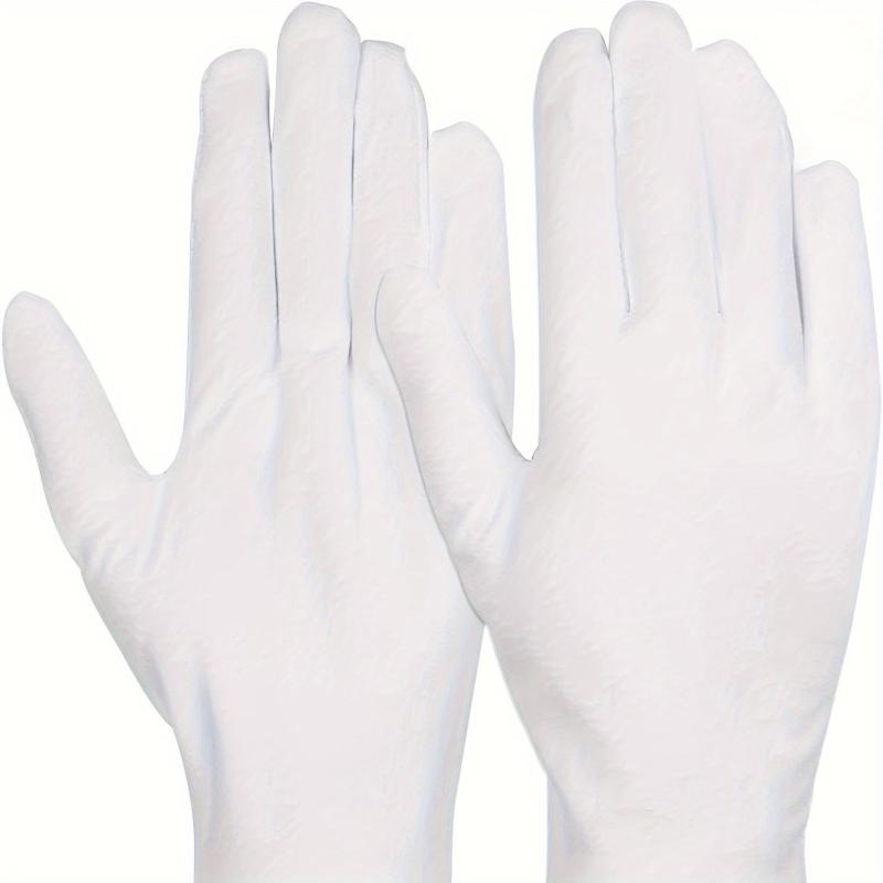 1 Pair Moisturizing Cotton Gloves Men Women Soft Breathable Hand Care Gloves
