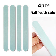 4pcs Nail Polish Strips Set with Tools for Manicure & Pedicure