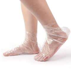 100pcs Disposable Plastic Foot Hand Liners Anti-drying Cover
