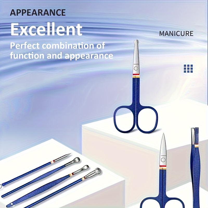 Manicure Pedicure Set Stainless Steel Grooming Kit