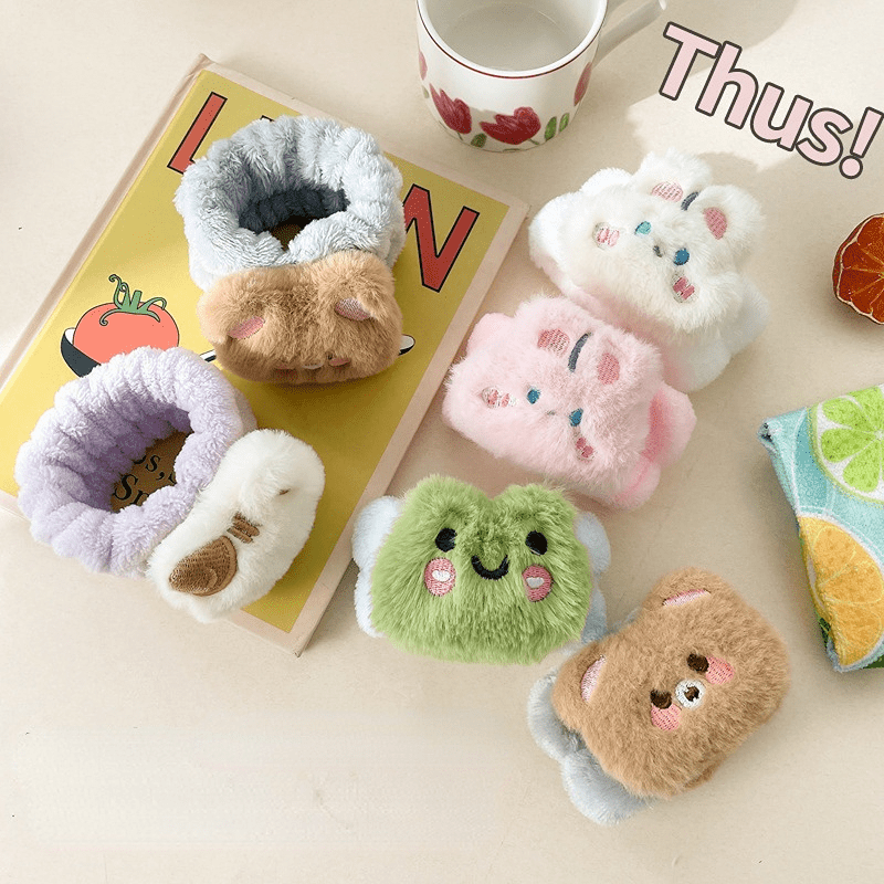 Animal Wristbands for Face Washing and Skin Care - Soft and Comfortable Towels
