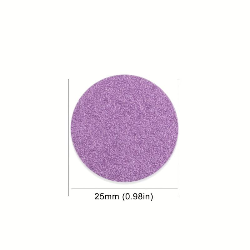 60pcs 25mm Foot Dead Skin Sandpaper Callus Remover Tool Pedicure Replaceable
