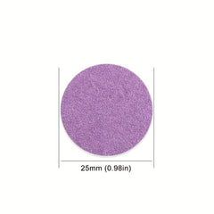 60pcs 25mm Foot Dead Skin Sandpaper Callus Remover Tool Pedicure Replaceable