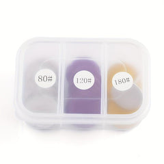 60pcs 25mm Foot Dead Skin Sandpaper Callus Remover Tool Pedicure Replaceable