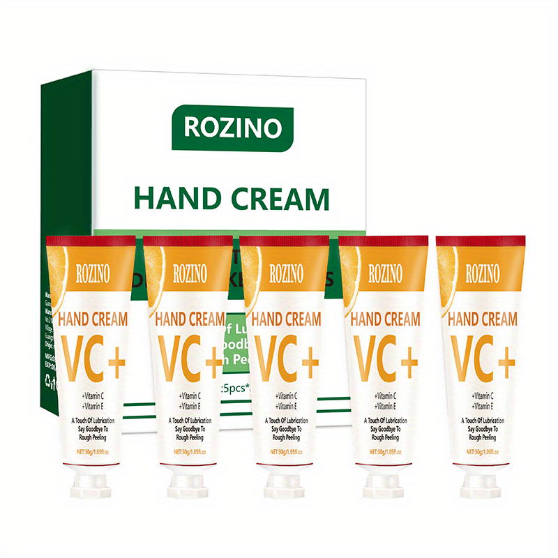 5pcs VC Hand Cream For Dry Rough Hands
