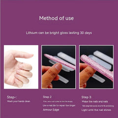 Glitter Glass Nail Files Buffer Professional Sanding Polishing Files