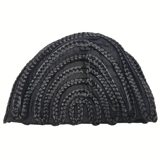 Women's Adjustable Crochet Braided Wig Cap for Making Wigs Braiding & Weaving