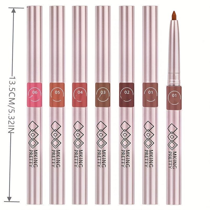 Rotating Lip Liner Lipstick Pen Waterproof Matte