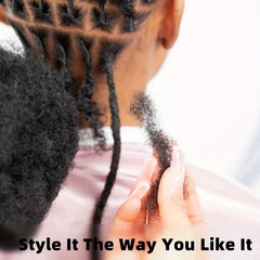 Afro Kinky Bulk 20 32 Cm Human Hair For Dreadlock Extensions 30g pack