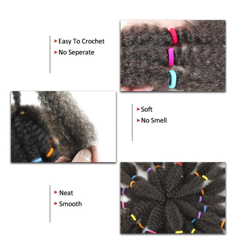 Afro Kinky Crochet Hair Wig Twist Braiding Hair Extension