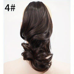 Short Curly Claw On Ponytail Hairpiece with Jaw Claw Synthetic Pony Tail
