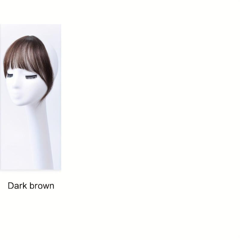 French Style Air Bangs Straight Hair Clip In Bangs 100 Real Human Hair