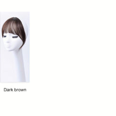French Style Air Bangs Straight Hair Clip In Bangs 100 Real Human Hair