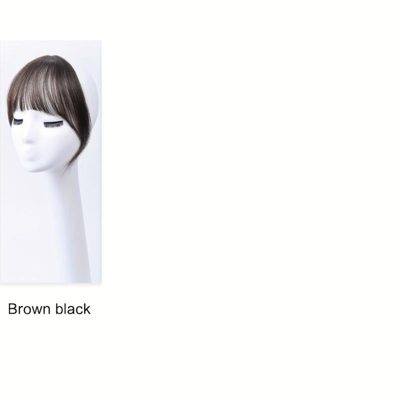French Style Air Bangs Straight Hair Clip In Bangs 100 Real Human Hair