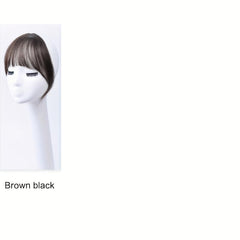 French Style Air Bangs Straight Hair Clip In Bangs 100 Real Human Hair