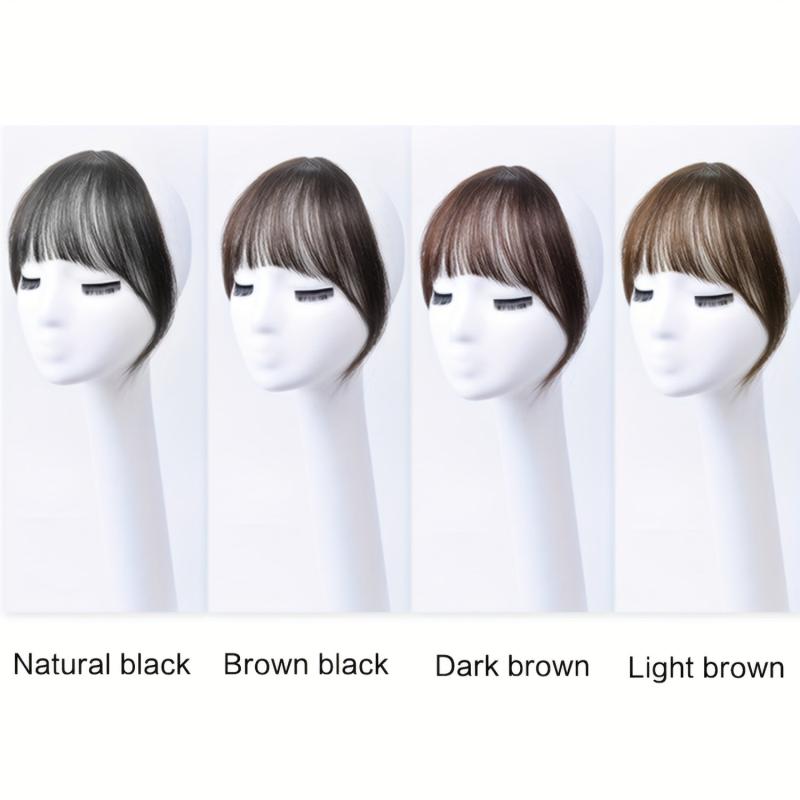French Style Air Bangs Straight Hair Clip In Bangs 100 Real Human Hair