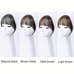 French Style Air Bangs Straight Hair Clip In Bangs 100 Real Human Hair