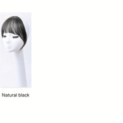 French Style Air Bangs Straight Hair Clip In Bangs 100 Real Human Hair