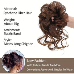 Messy Dragon Beard Scrunchie Curly Hair Extension