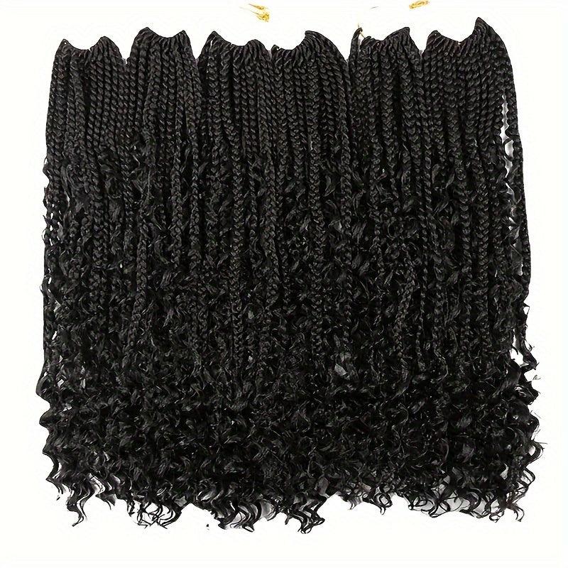 6 Packs Crochet Box Braids Extensions Boho Box Braids Crochet Braids Hair