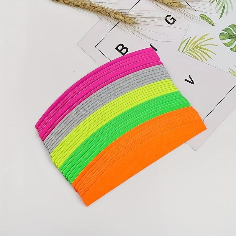 10 Pcs Nail File Stick Buffer Double Sided Manicure Tool