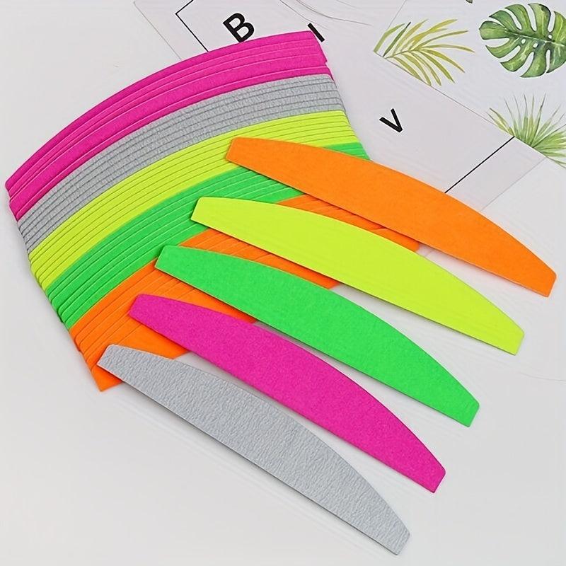 10 Pcs Nail File Stick Buffer Double Sided Manicure Tool